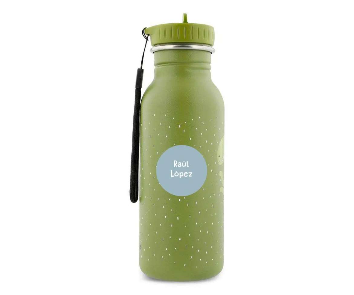 Botella Acero Trixie Mrs.Dino 500ml + 6 Pegatinas Redondas Blue Regalo