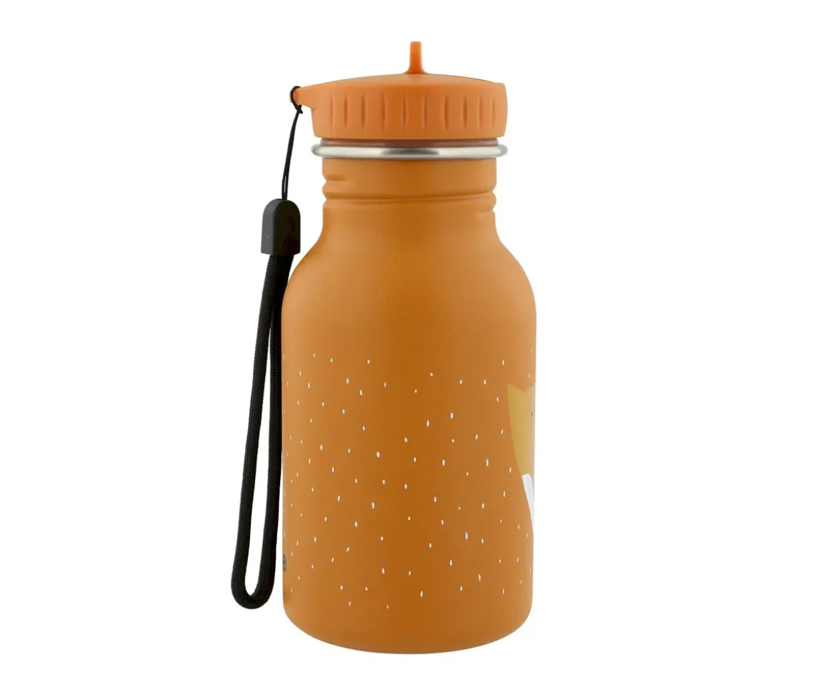Botella Acero Trixie Mrs.Fox 350ml + 6 Pegatinas Redondas Yellow Regalo