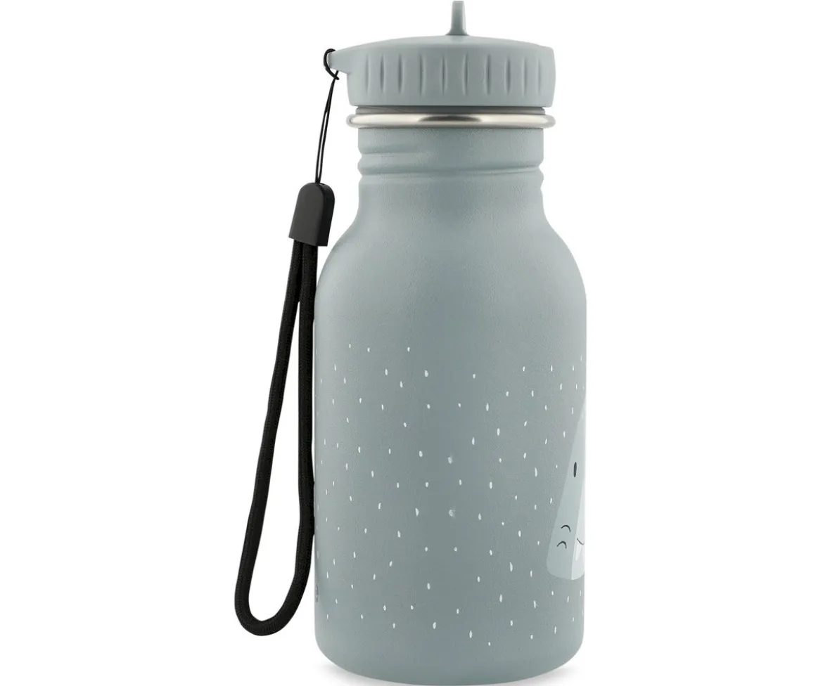 Botella Acero Trixie Mr. Shark 350ml + 6 Pegatinas Redondas Blue Regalo