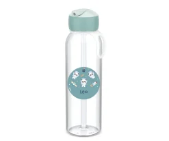 Botella Campus Flip-Up Personalizada Cool Mint 500ml Pandas in Space