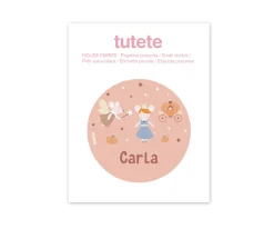 Botella Campus Flip-Up Personalizada Cool Pink 500ml Mouse Fairies