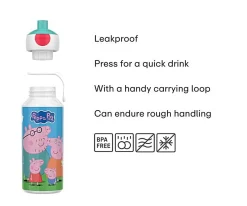 Botella Campus Pop-Up Peppa Pig 400ml