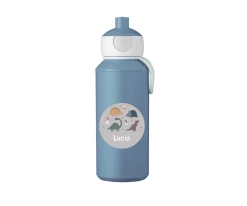 Botella Campus Pop-Up Personalizada Blue 400ml Dinos World