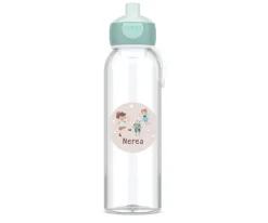 Botella Campus Pop-Up Personalizada Cool Mint 500ml The Wooden Boy