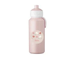 Botella Campus Pop-Up Personalizada Pink 400ml Little Garden