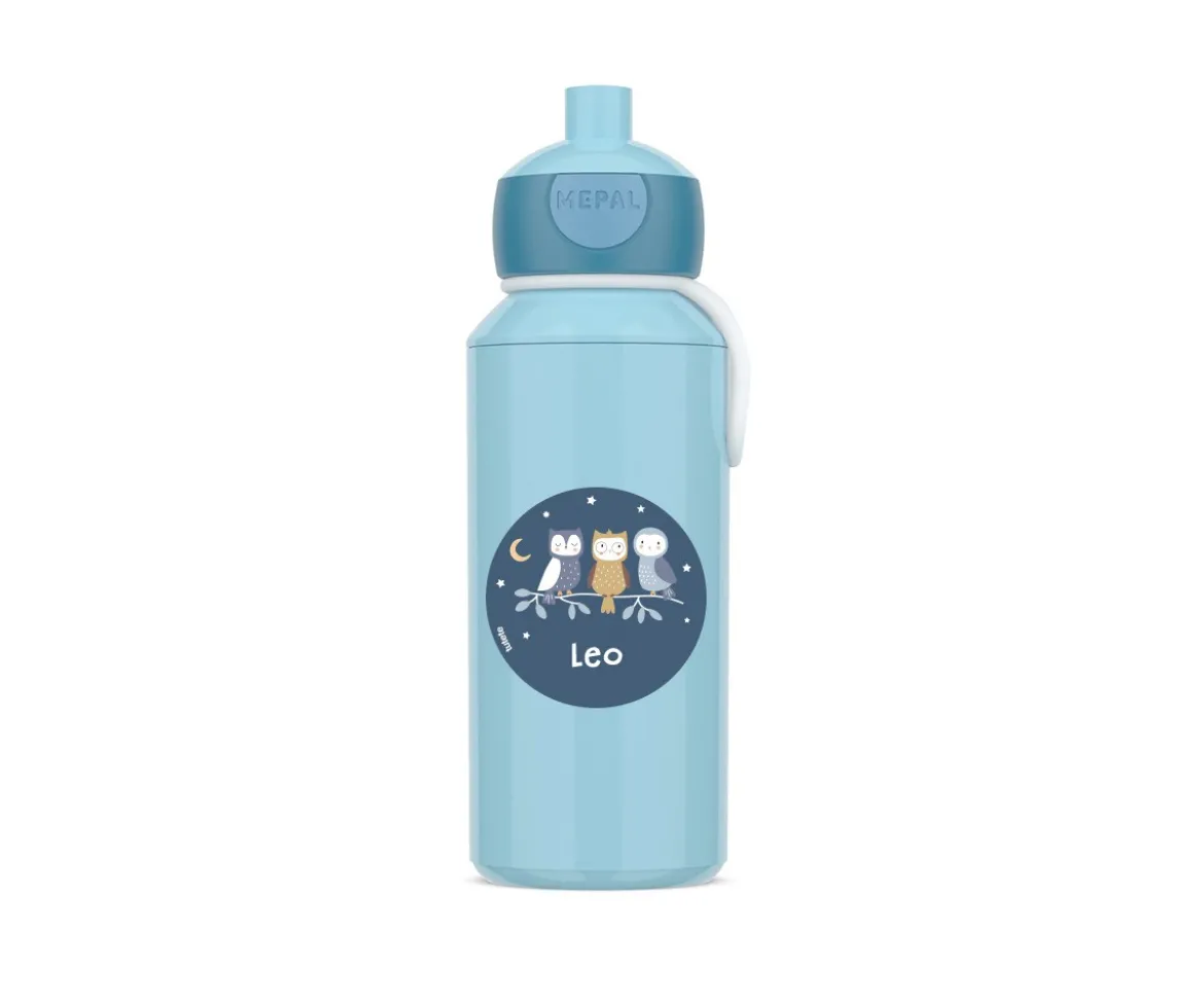 Botella Campus Pop-Up Personalizada Tutete Cool Blue 400ml Magical Forest