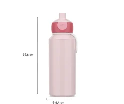 Botella Campus Pop-Up Personalizada Tutete Cool Pink 400ml Geometric Nature