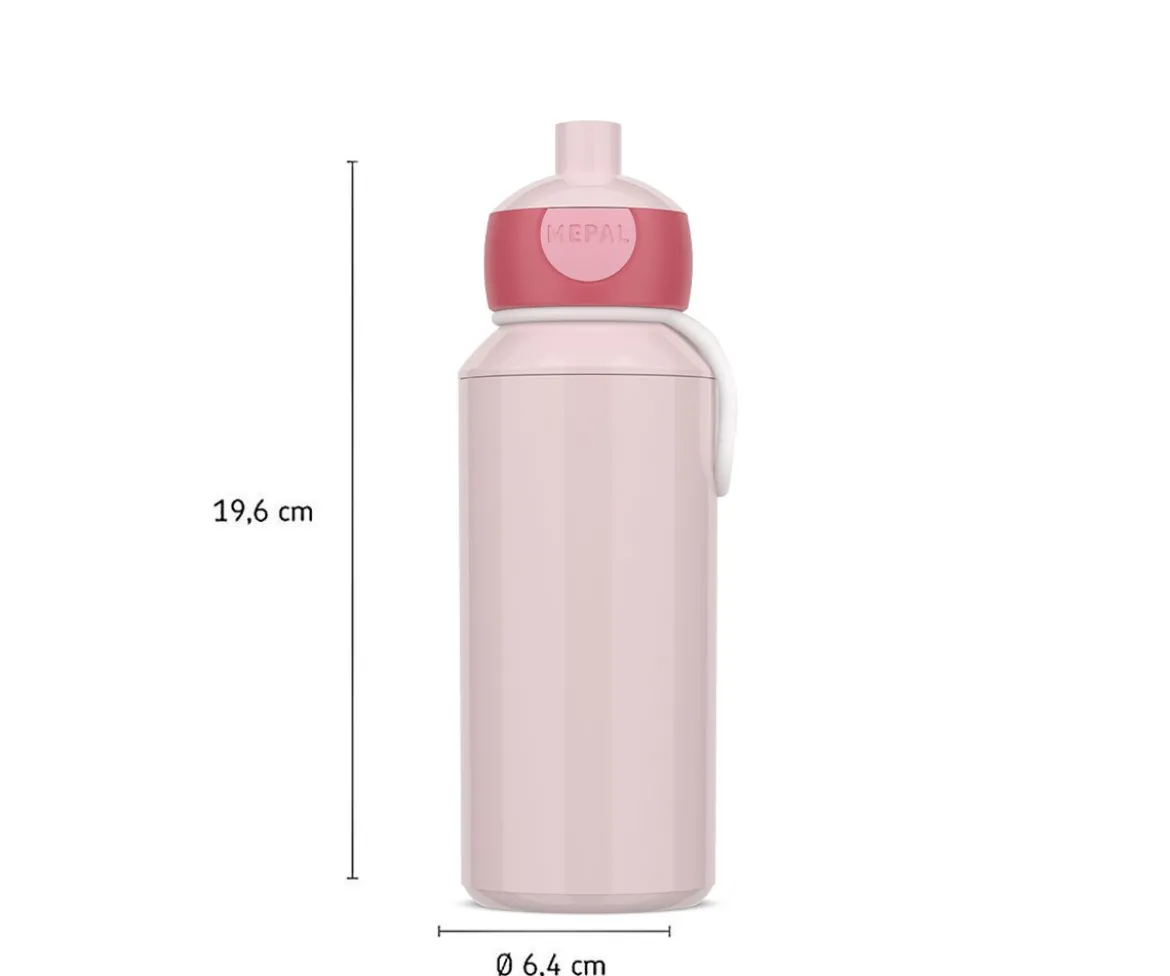 Botella Campus Pop-Up Personalizada Tutete Cool Pink 400ml Geometric Nature