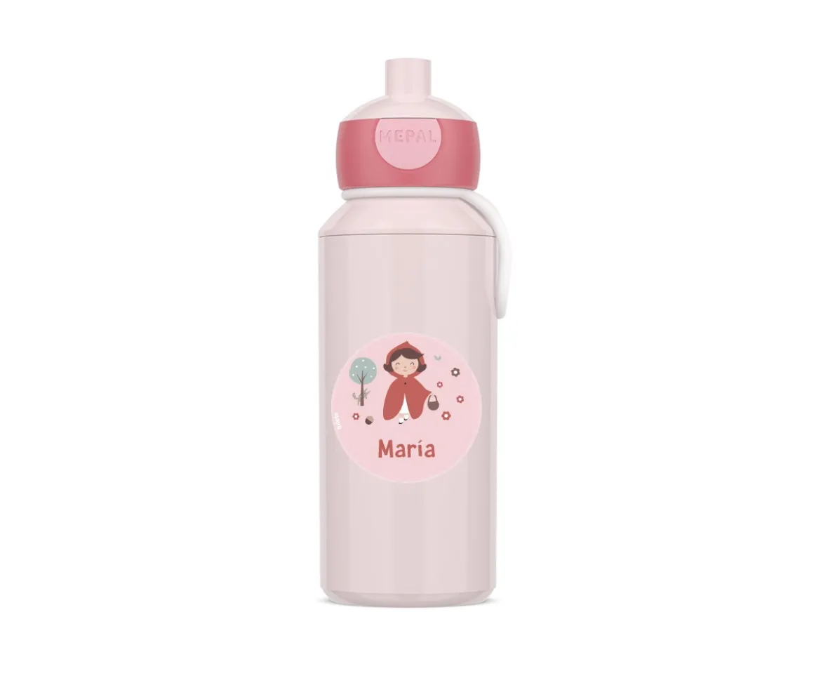 Botella Campus Pop-Up Personalizada Tutete Cool Pink 400ml Little Red