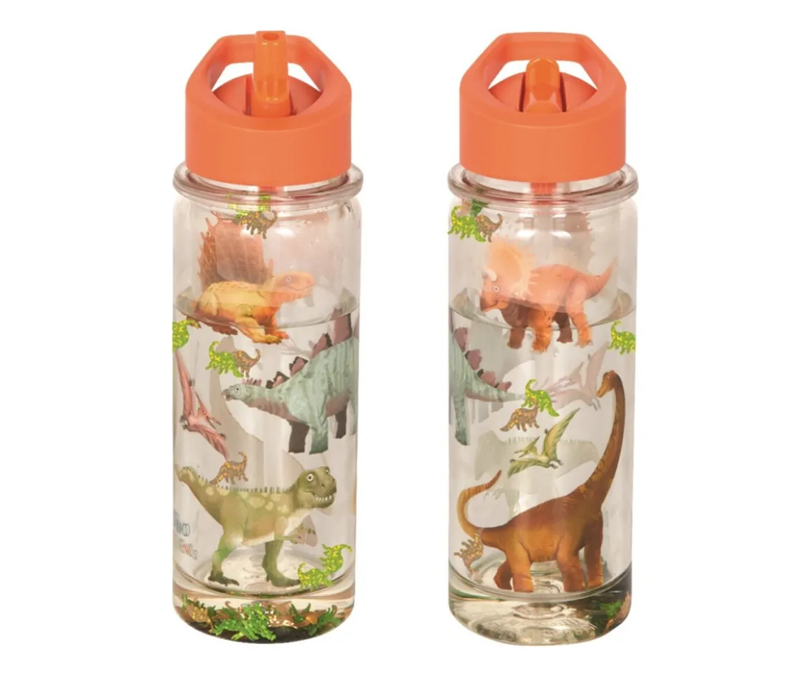 Botella con Purpurina Dino Friends