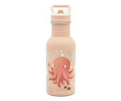 Botella de Acero con Pajita Pulpo 500ml
