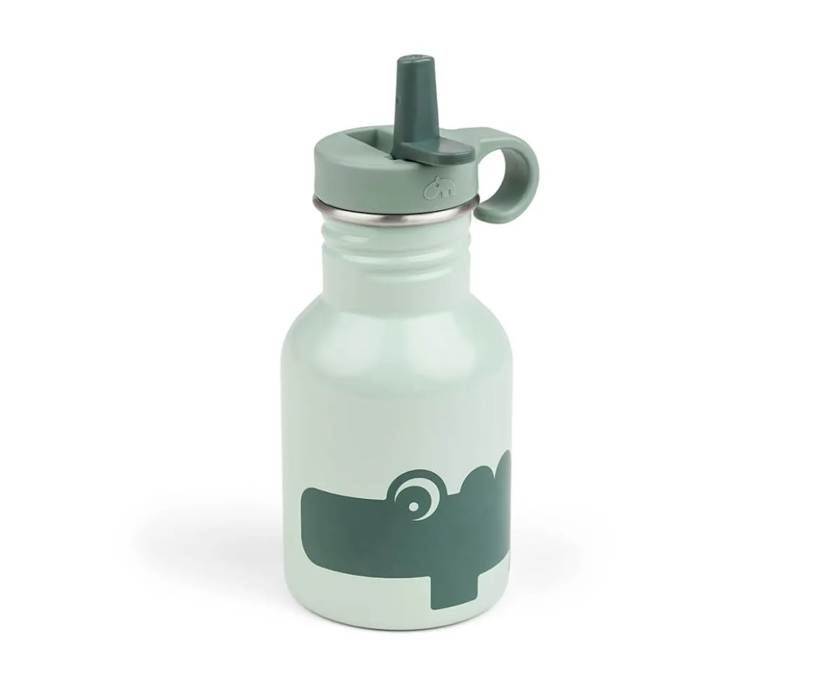 Botella de Acero Croco Verde