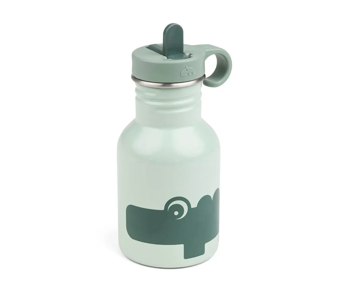 Botella de Acero Croco Verde