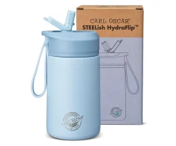 Botella de Acero Steel Hydraflip 0.4L Blue