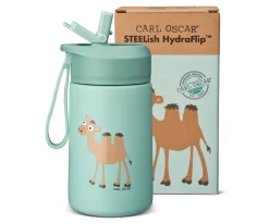 Botella de Acero Steel Hydraflip 0.4L Green Camel