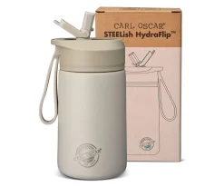 Botella de Acero Steel Hydraflip 0.4L Greige