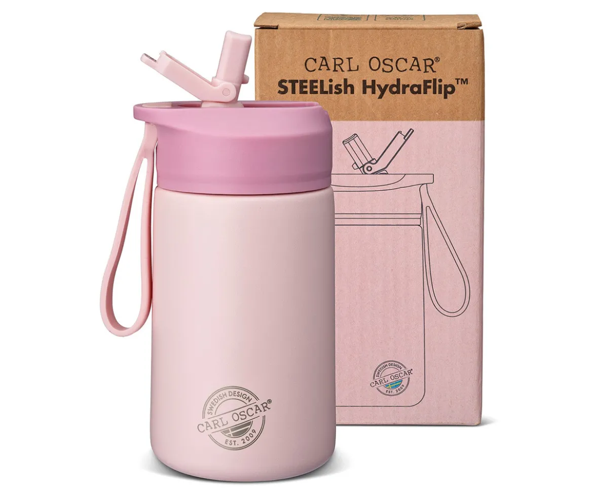 Botella de Acero Steel Hydraflip 0.4L Pink