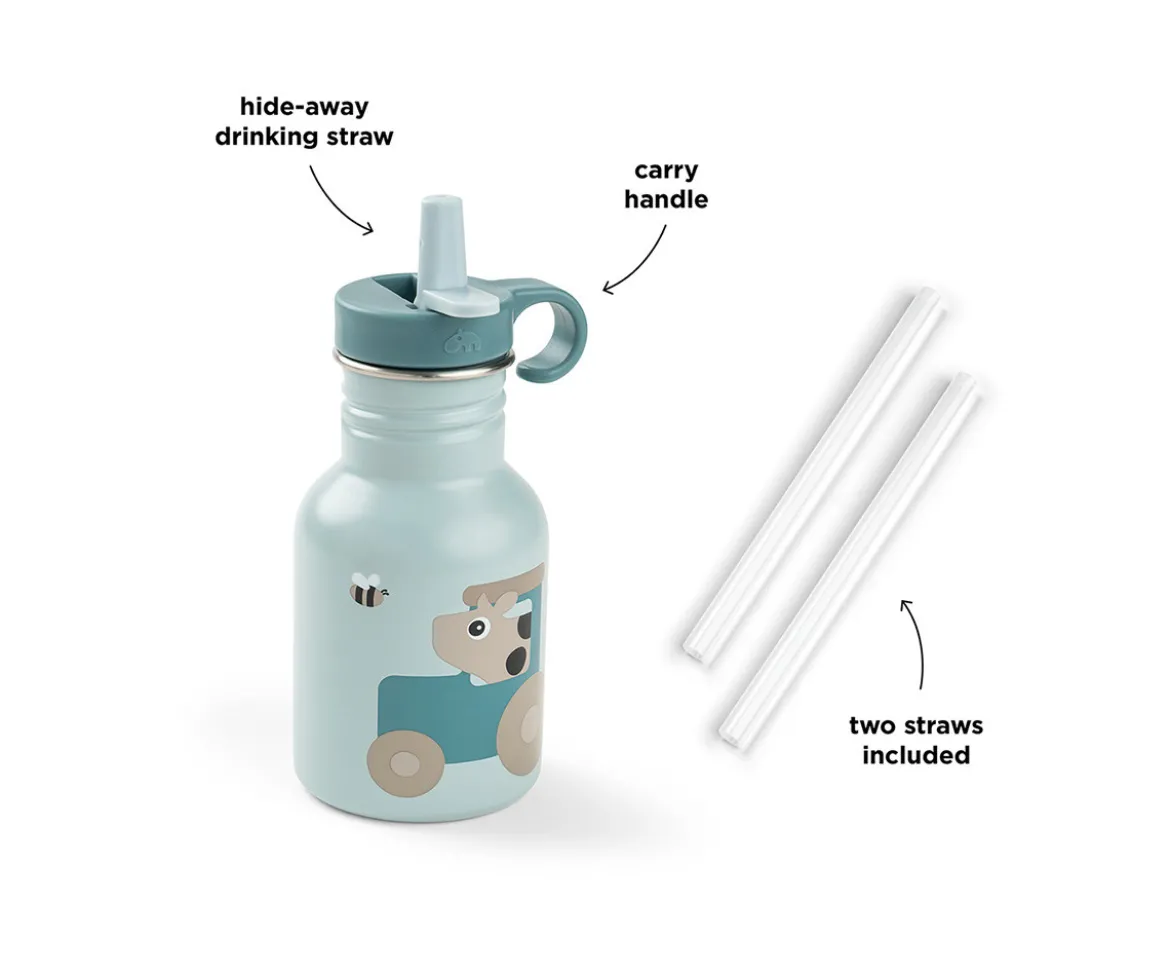 Botella de Acero Tiny Farm Blue 350ml
