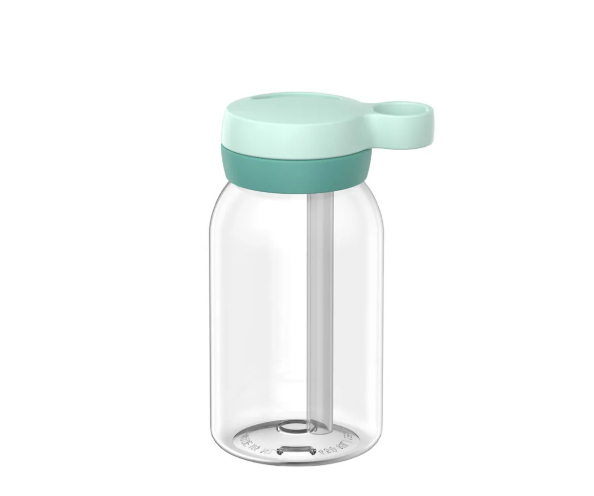 Botella de Plástico con Pajita Campus 450ml Cool Mint