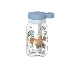 Botella de Plástico con Pajita Campus 450ml Little DutchForest Friends