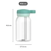 Botella de Plástico con Pajita Campus 450ml Peppa Pig