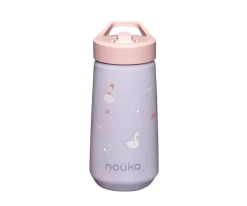 Botella de Plástico Flip-Top con Pajita 400ml Ballerina