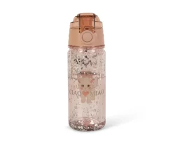 Botella de Plástico Glitter Ciao Miao 350ml