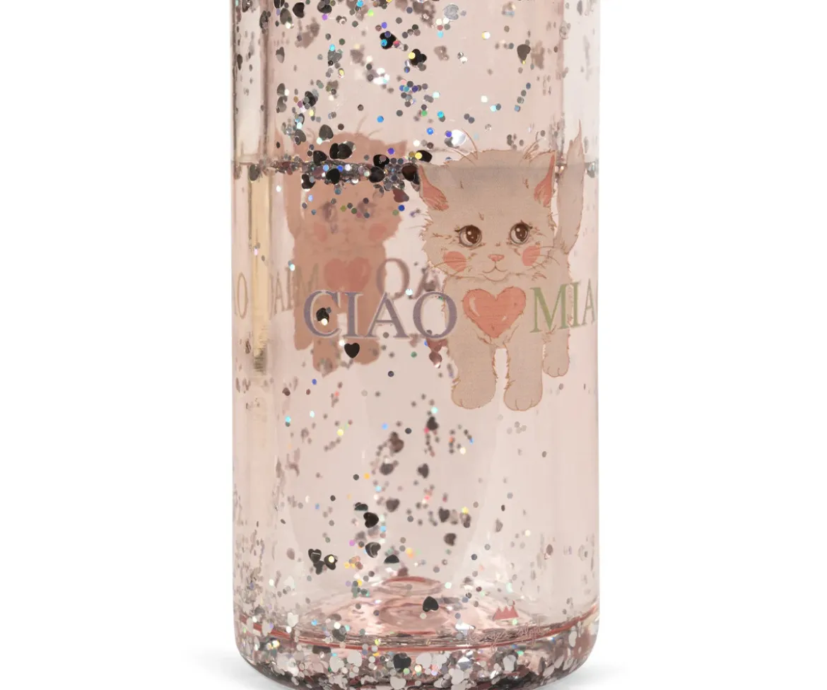 Botella de Plástico Glitter Ciao Miao 350ml