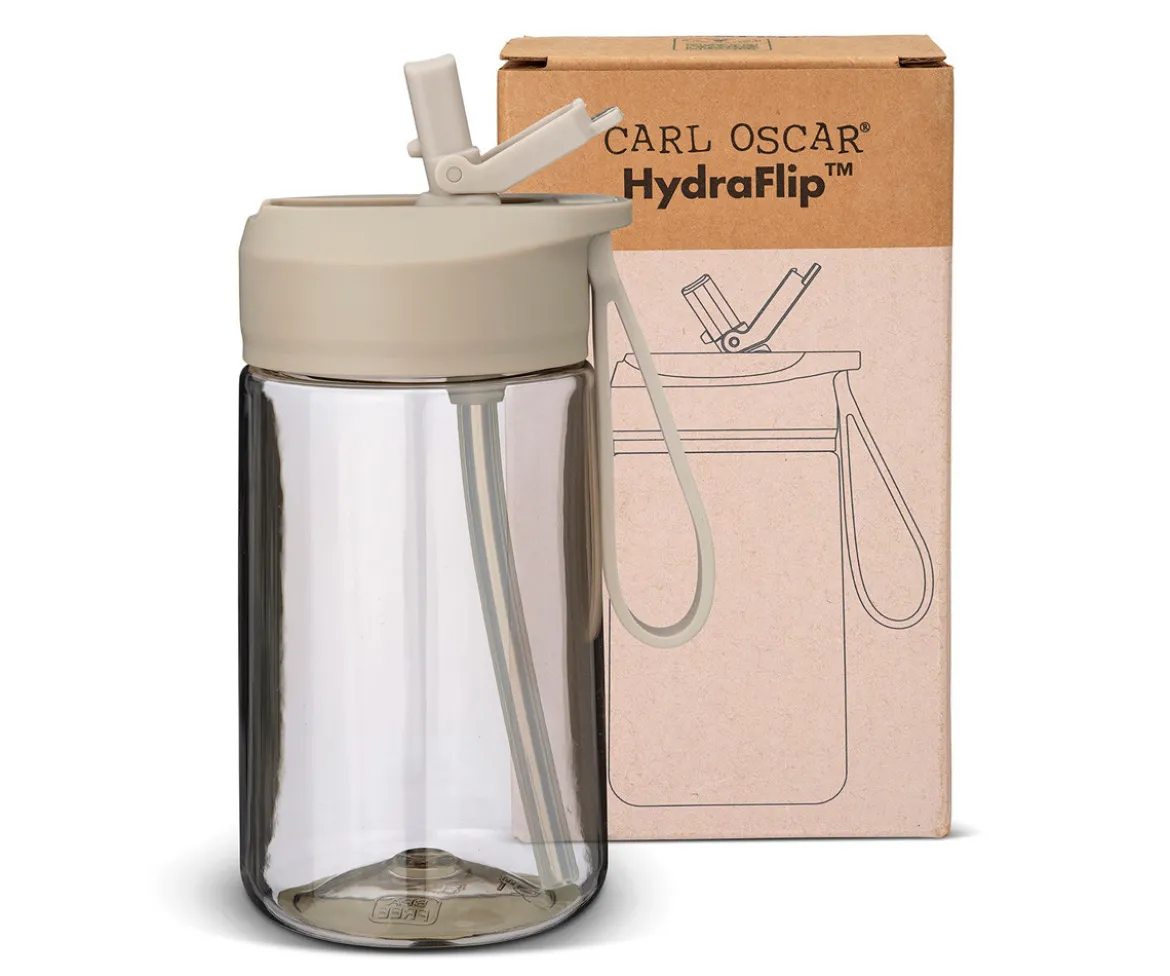 Botella de Plástico Hydraflip 0.4L Greige