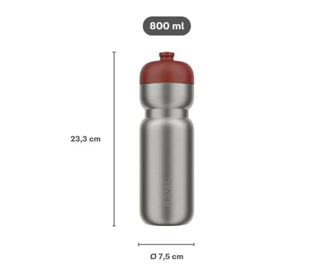 Botella Deportiva Acero Pull 800ml Moss Green