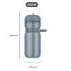 Botella Deportiva Flip 600ml Frost Blue