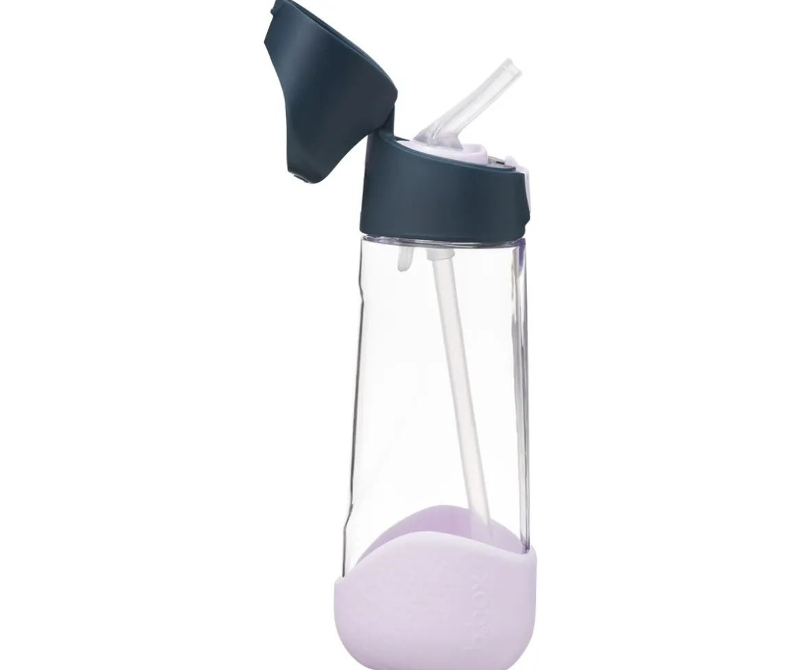 Botella de Tritán con Pajita 600 ml Indigo Rose
