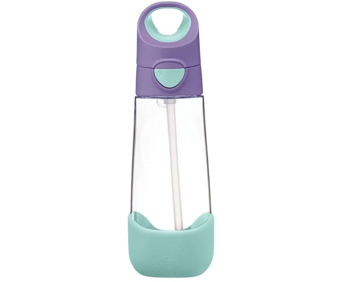 Botella de Tritán con Pajita 600 ml Lilac Pop