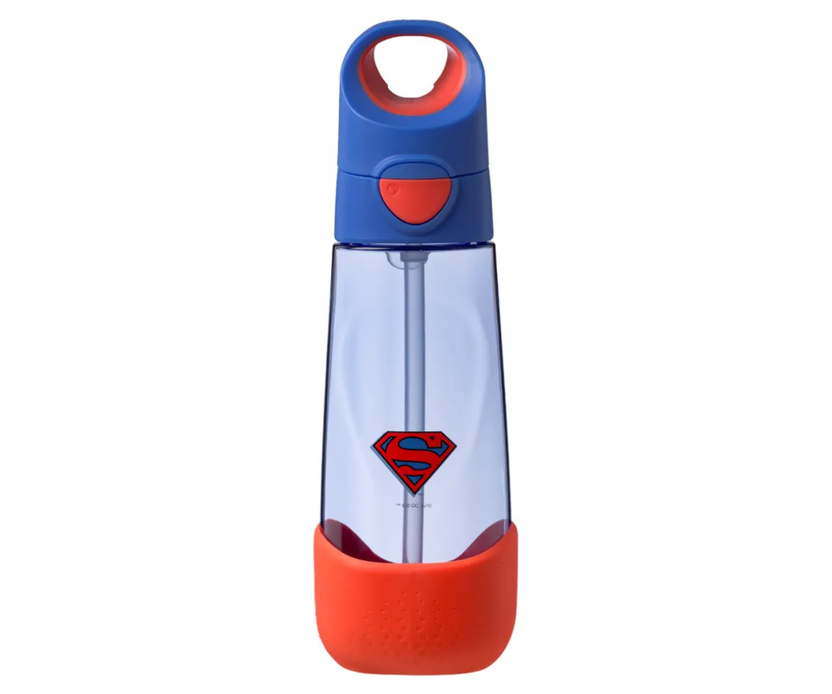Botella de Tritán con Pajita 600 ml Superman