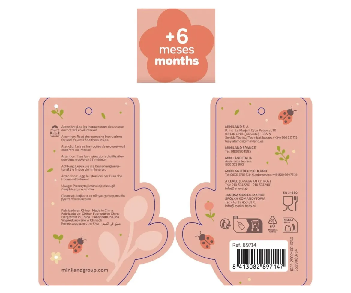 Botella Infantil Tritán Butterfly 450ml