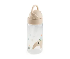 Botella Plástico con Pajita Celebration Sand 350ml
