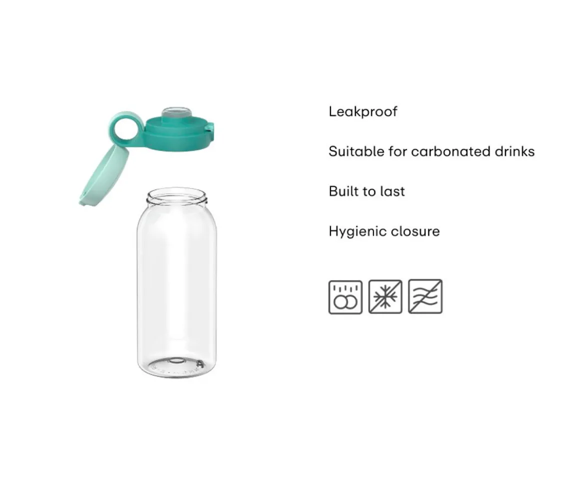 Botella Plástico con Tapón Abatible Campus 600ml Frozen