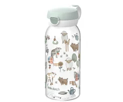 Botella Plástico con Tapón Abatible Campus 600ml Little Farm