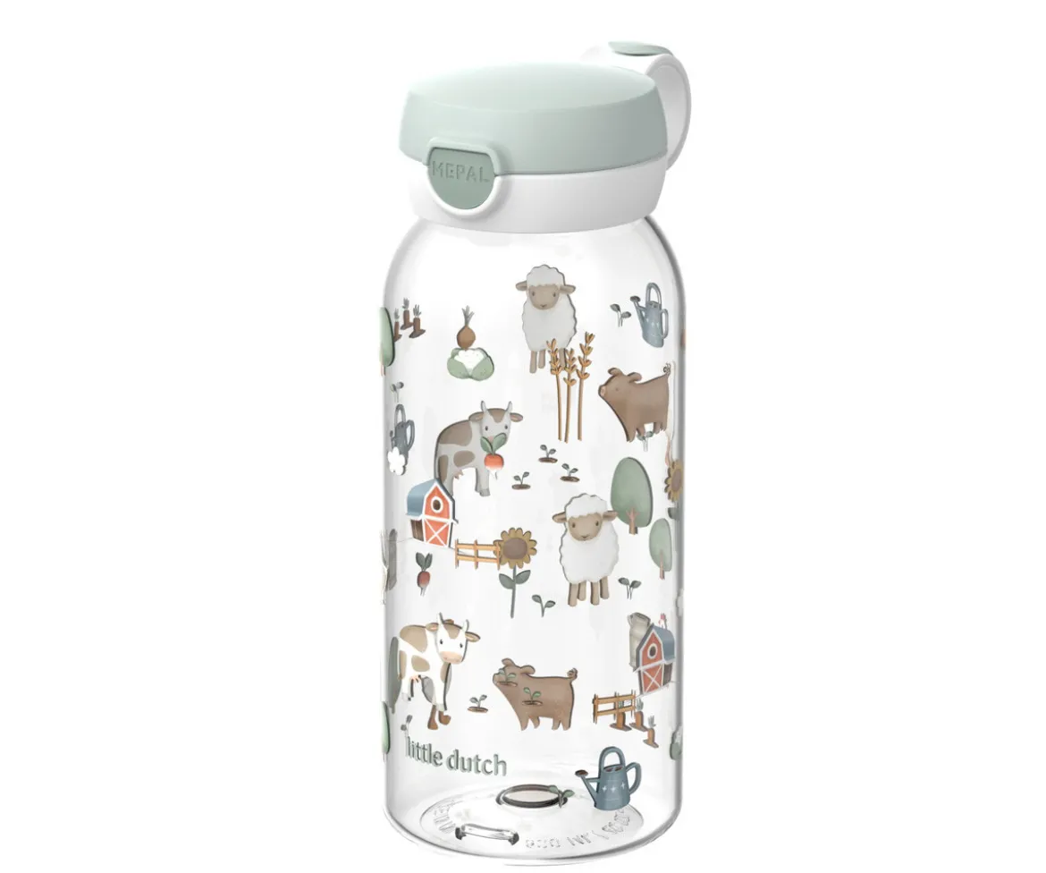 Botella Plástico con Tapón Abatible Campus 600ml Little Farm
