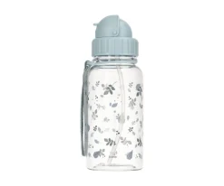 Botella Plástico Leaves Blue Personalizable