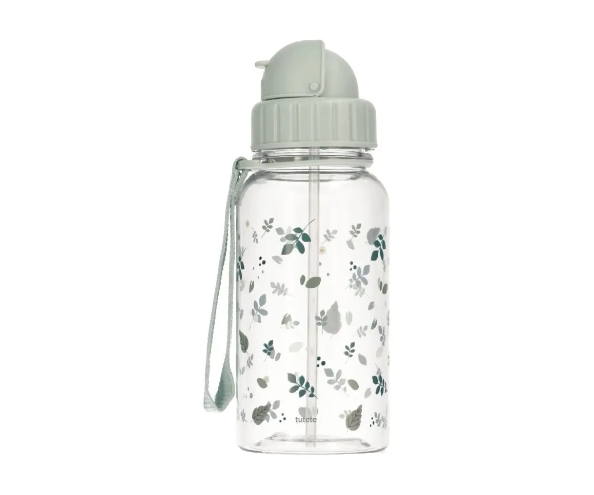 Botella Plástico Leaves Sage Personalizable