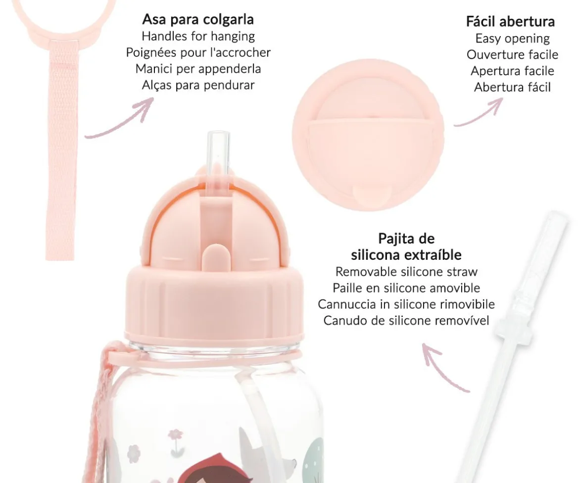 Botella Plástico Little Red Personalizable M2