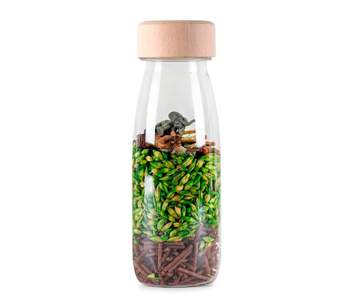 Botella Sensorial Spy Sonidos Jungla