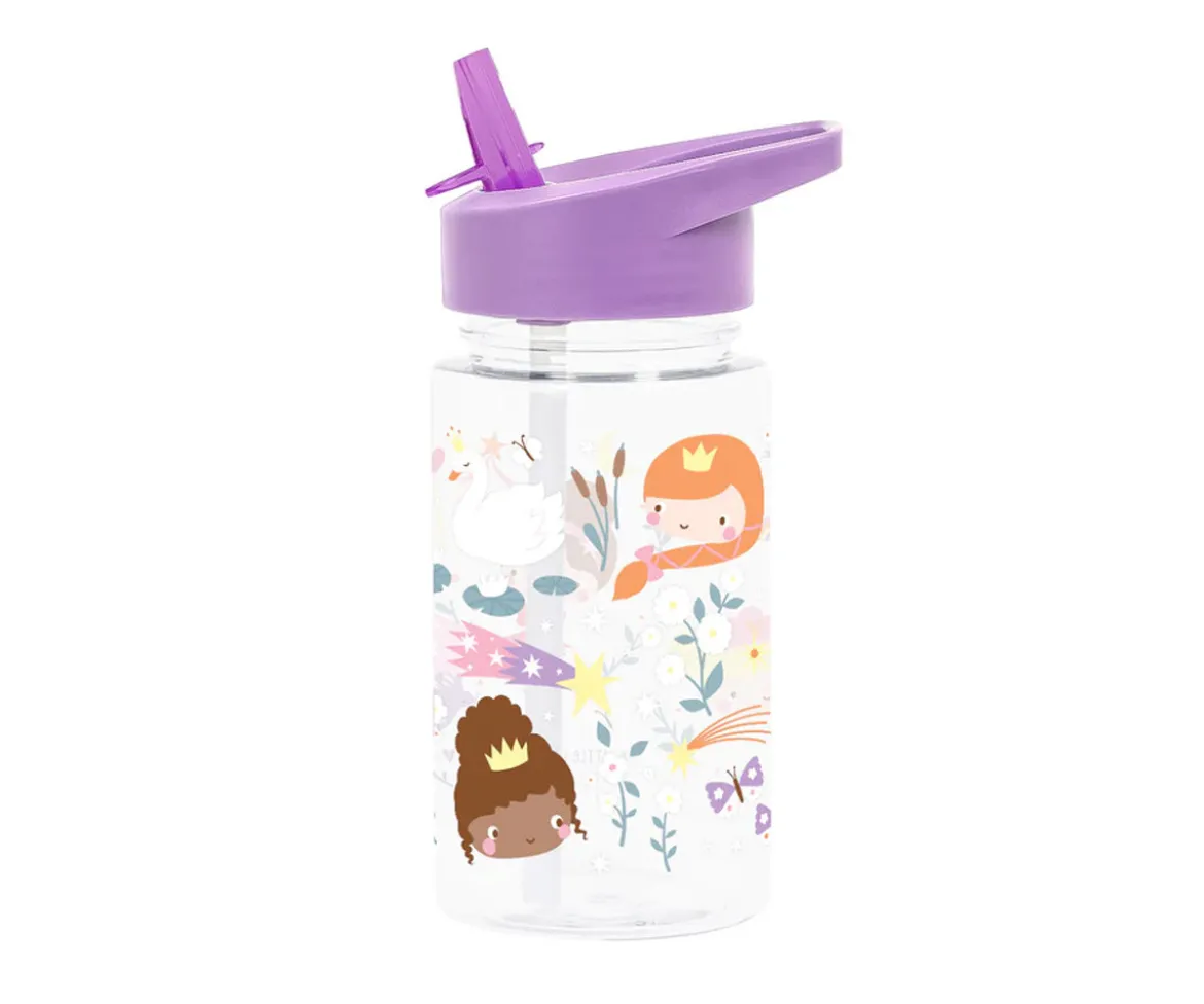 Botella Tritán con Pajita Princesas 450ml