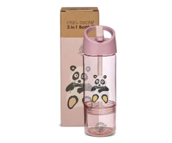 Botella Tritán 2 en 1 Pink Panda