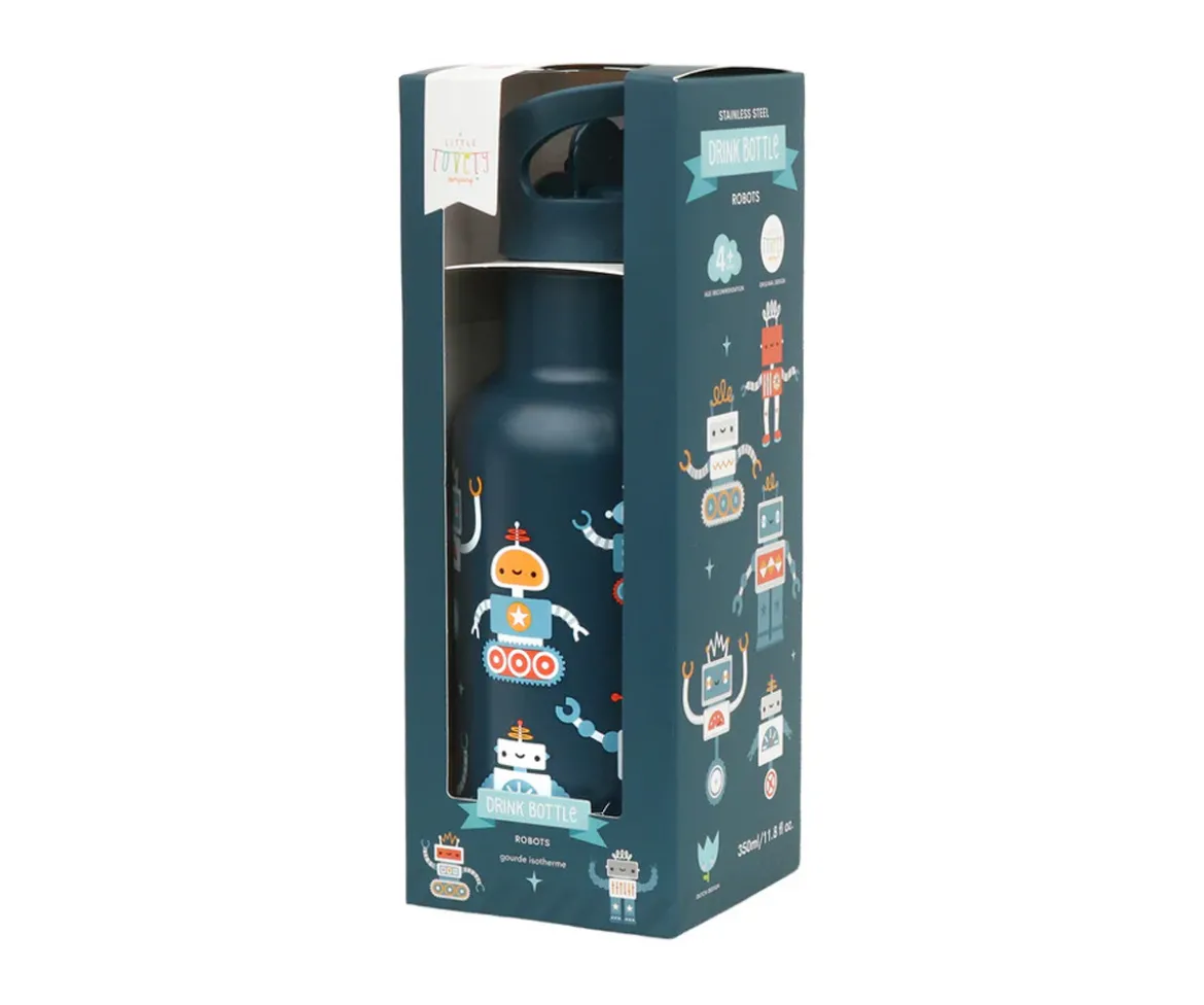 Botella Térmica Acero Robots 350ml