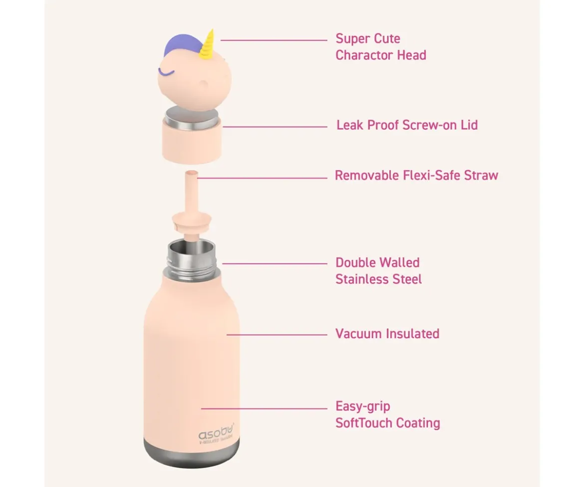Botella Térmica Bestie Unicornio 460 ml