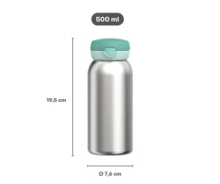 Botella Térmica Campus con Tapón Abatible 500ml Peppa Pig