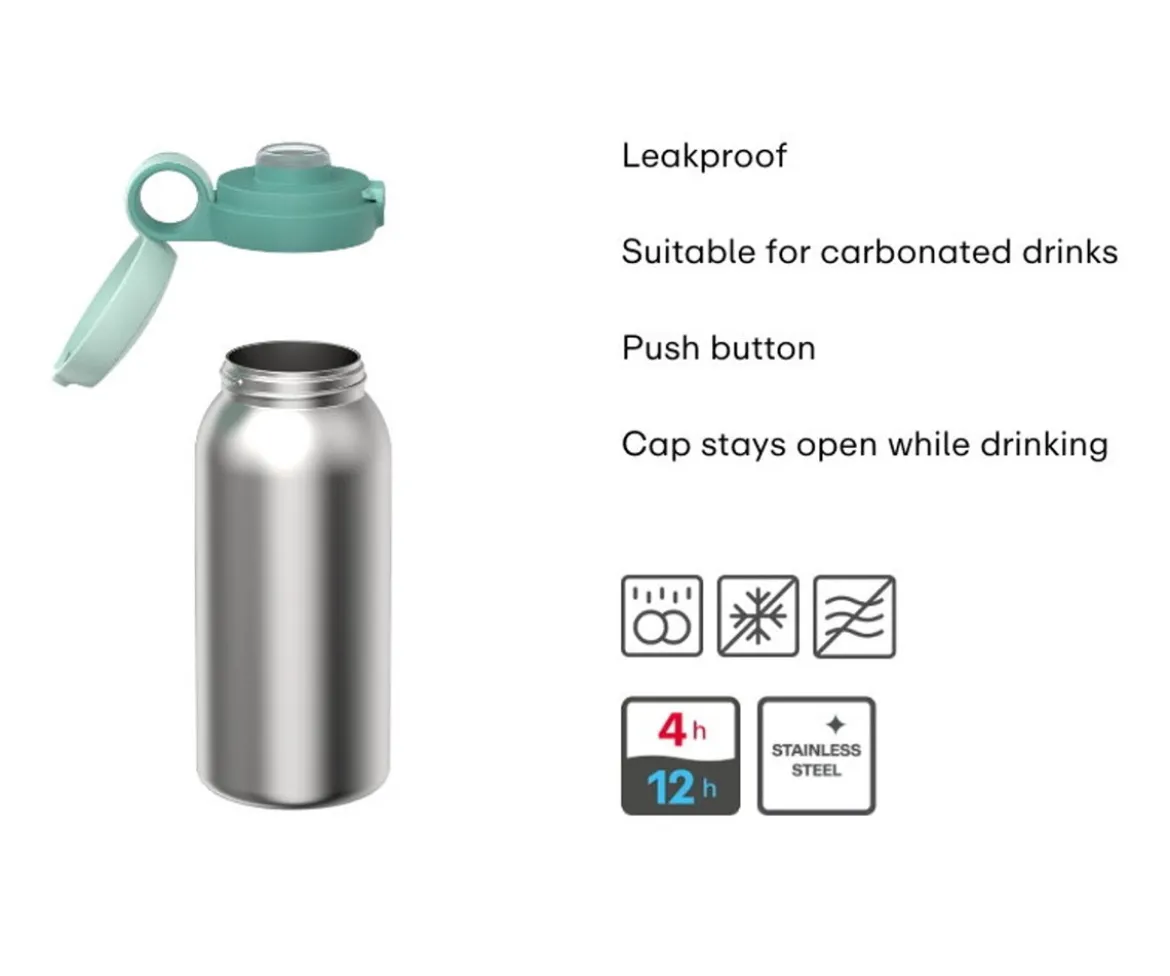 Botella Térmica Campus con Tapón Abatible 500ml Peppa Pig