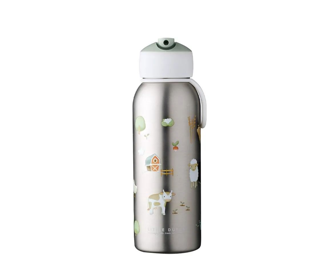 Botella Térmica Campus Flip-Up Little Farm 350ml